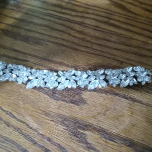 Antique rhinestone bracelet